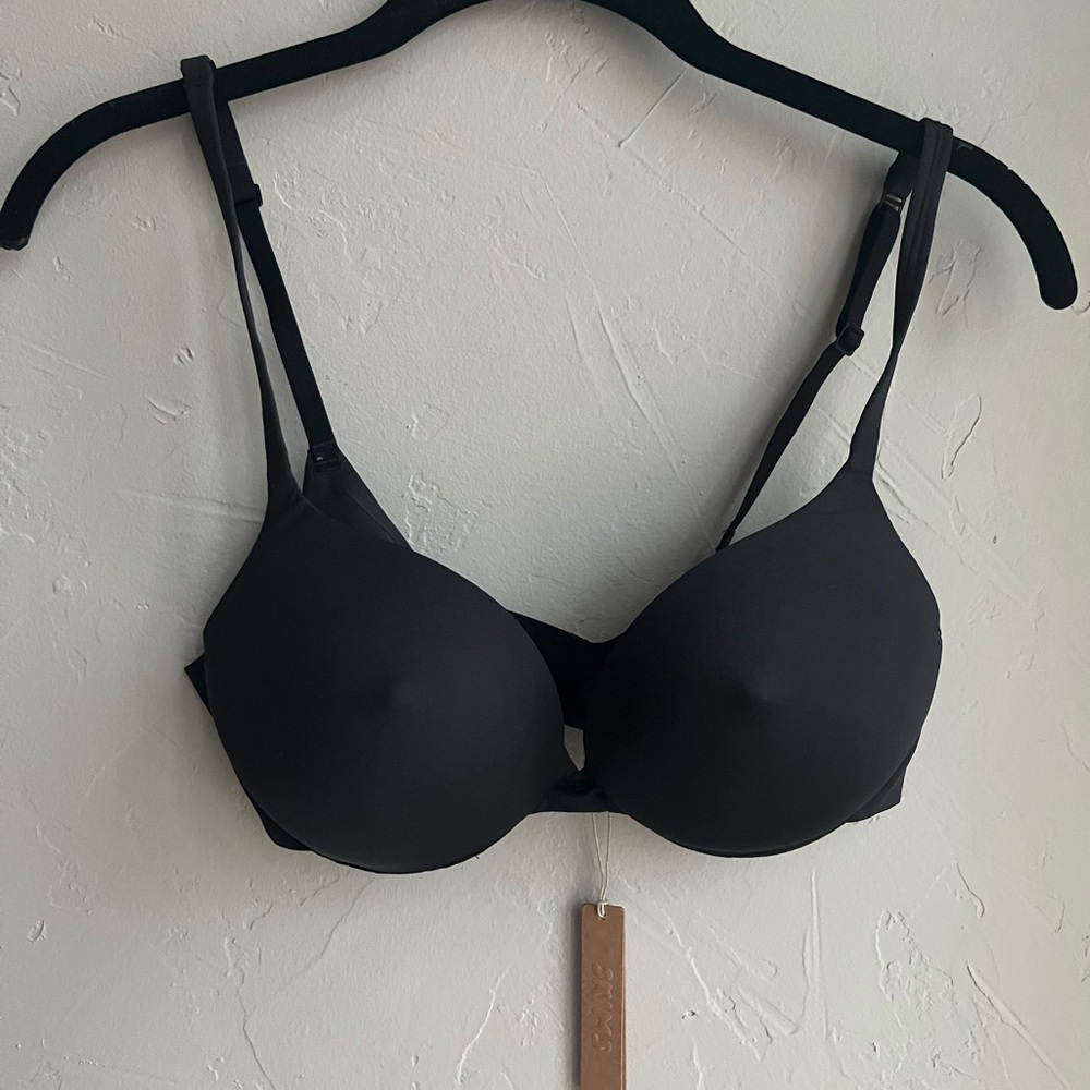 🖤SKIMS ULTIMATE NIPPLE PUSH UP BRA IN ONYX 34B 34C - Picture 7 of 8